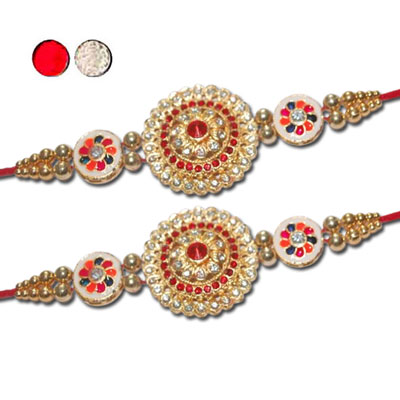 "Stone Studded Rakh.. - Click here to View more details about this Product